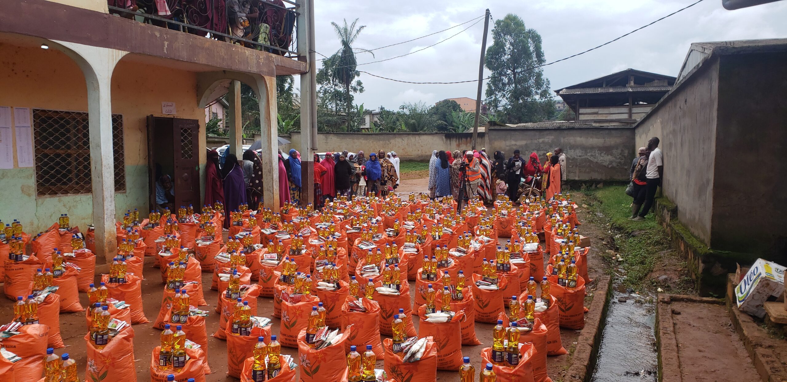 Distribution des packs alimentaires